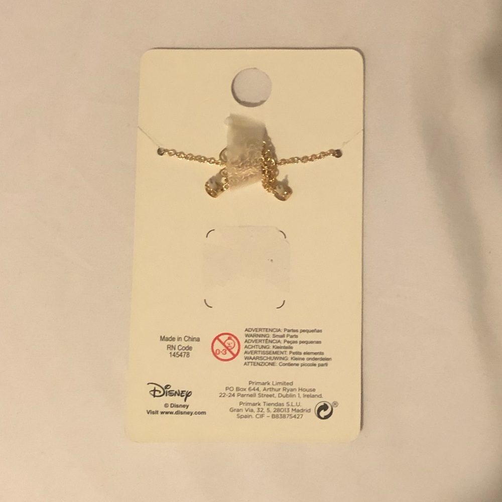 Minnie Mouse “A” Necklace Set - Picture 2 of 3